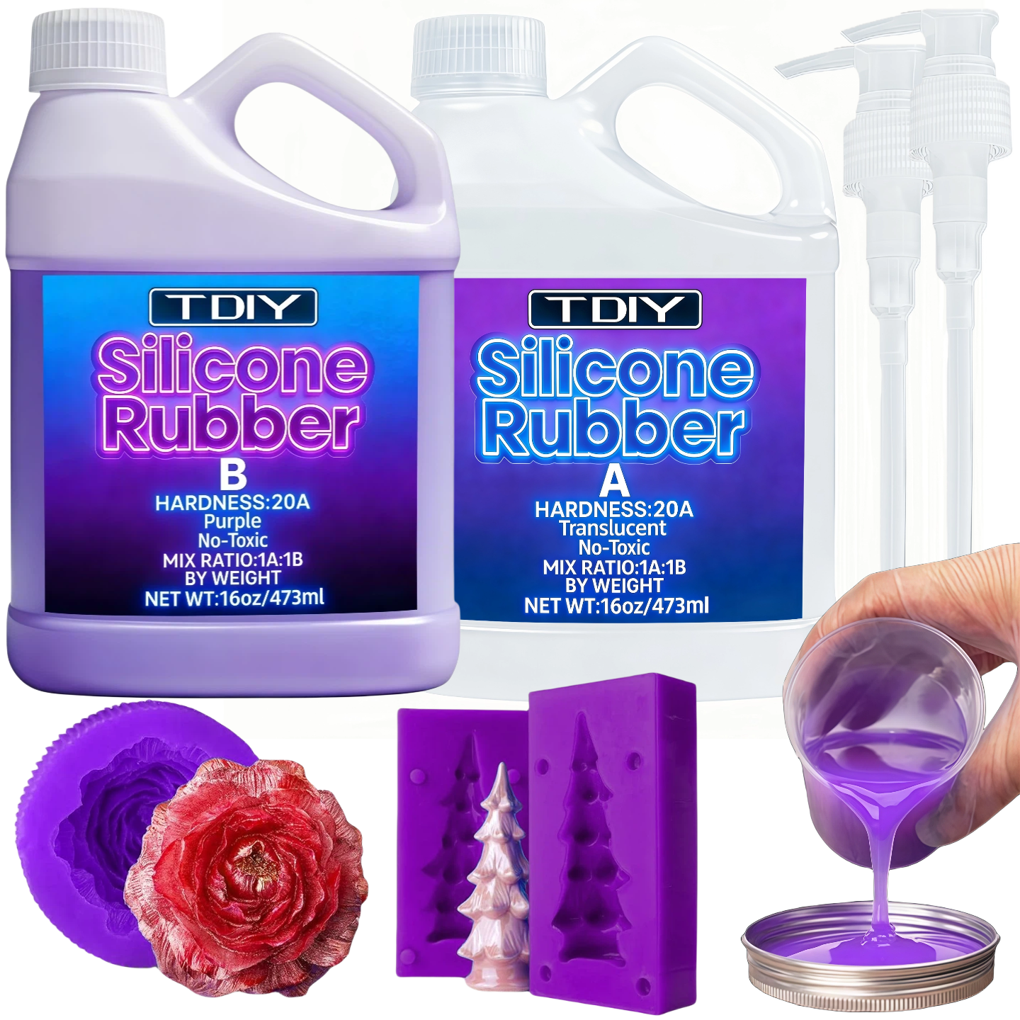 Soap Making Kit - Liquid Silicone Rubber Kit - High-Performance,