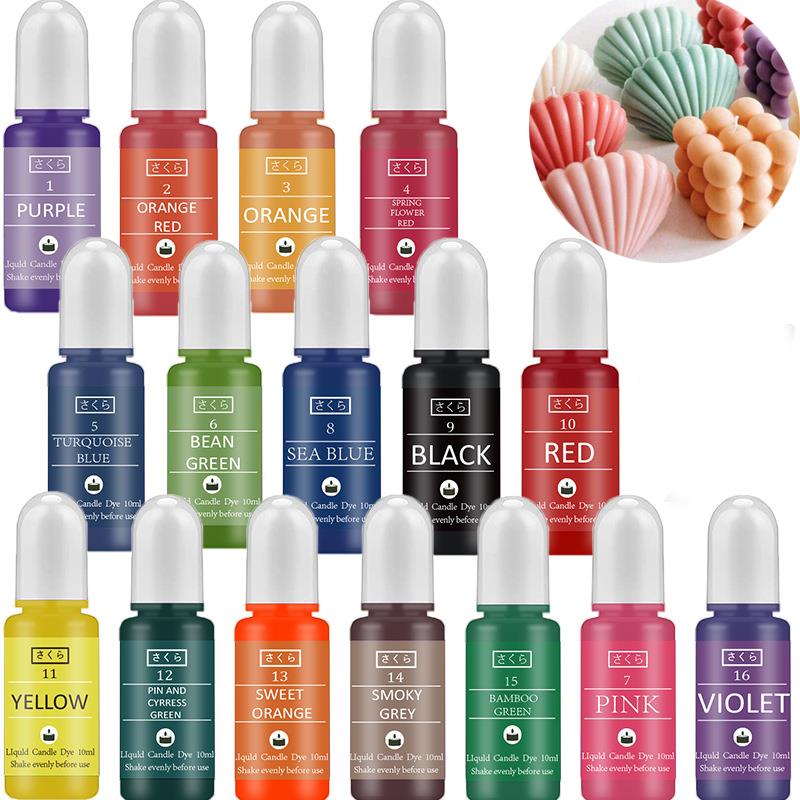 10ml/Bottle Candle Wax Pigment - Soap Making Dye のレビューと価格