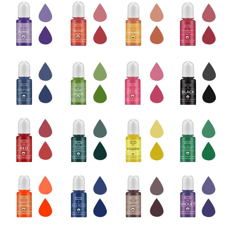 10ml/Bottle Candle Wax Pigment - Soap Making Dye のレビューと価格