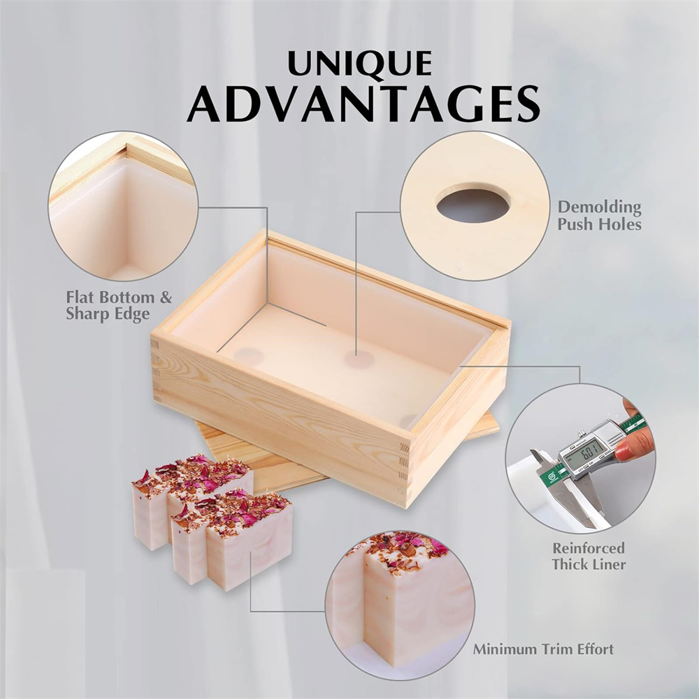 Large Soap Molds Rectangle Sil - Soap Making Accessories のレビューと価格