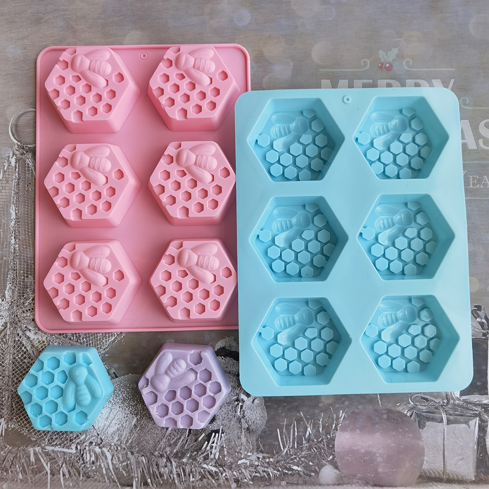 Silicone Hexagonal Bee Soap Mo - Soap Making Accessories のレビューと価格