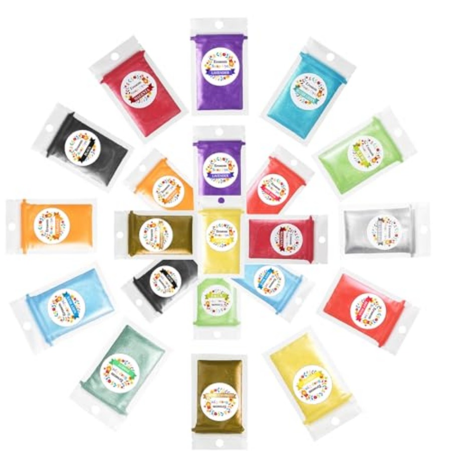 12 Colors Mica Powder Pigments - Soap Making Dye のレビューと価格