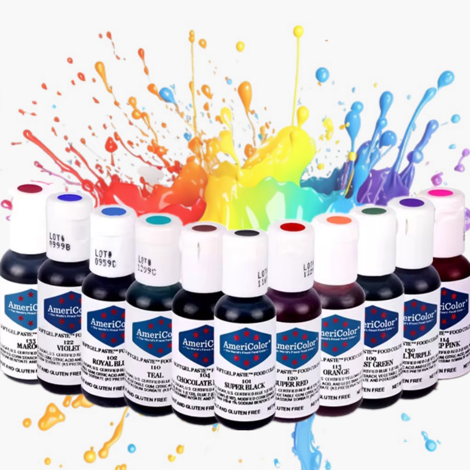 Americolor 22 colors Food Grad - Soap Making Dye のレビューと価格