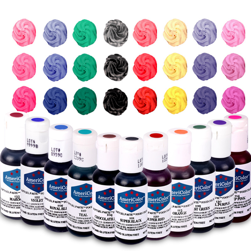 Americolor 22 colors Food Grad - Soap Making Dye のレビューと価格