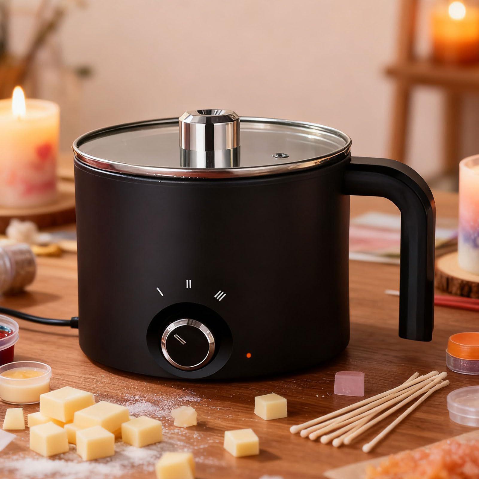 Candle Wax Melting Pot 1.5L La - Soap Making Kit のレビューと価格