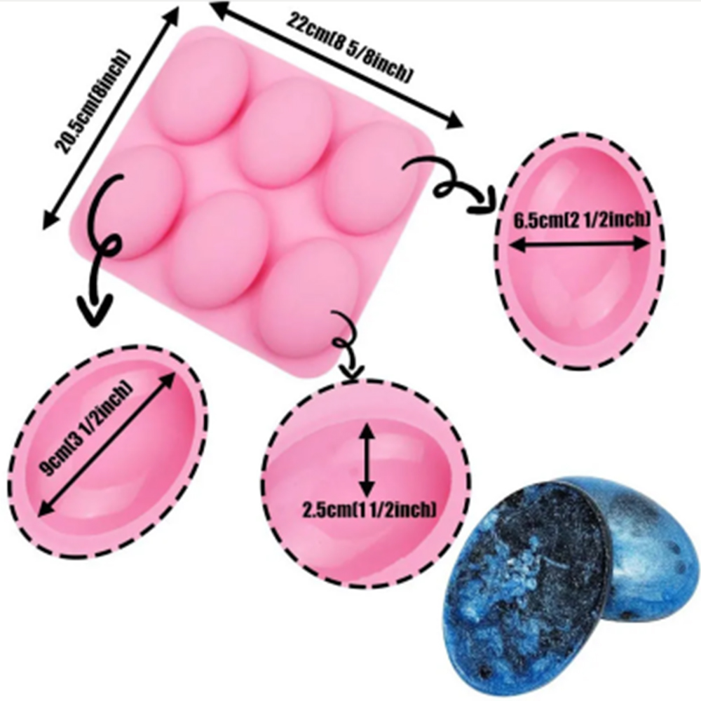 6 Cavities Multifunctional Ova - Soap Making Accessories のレビューと価格