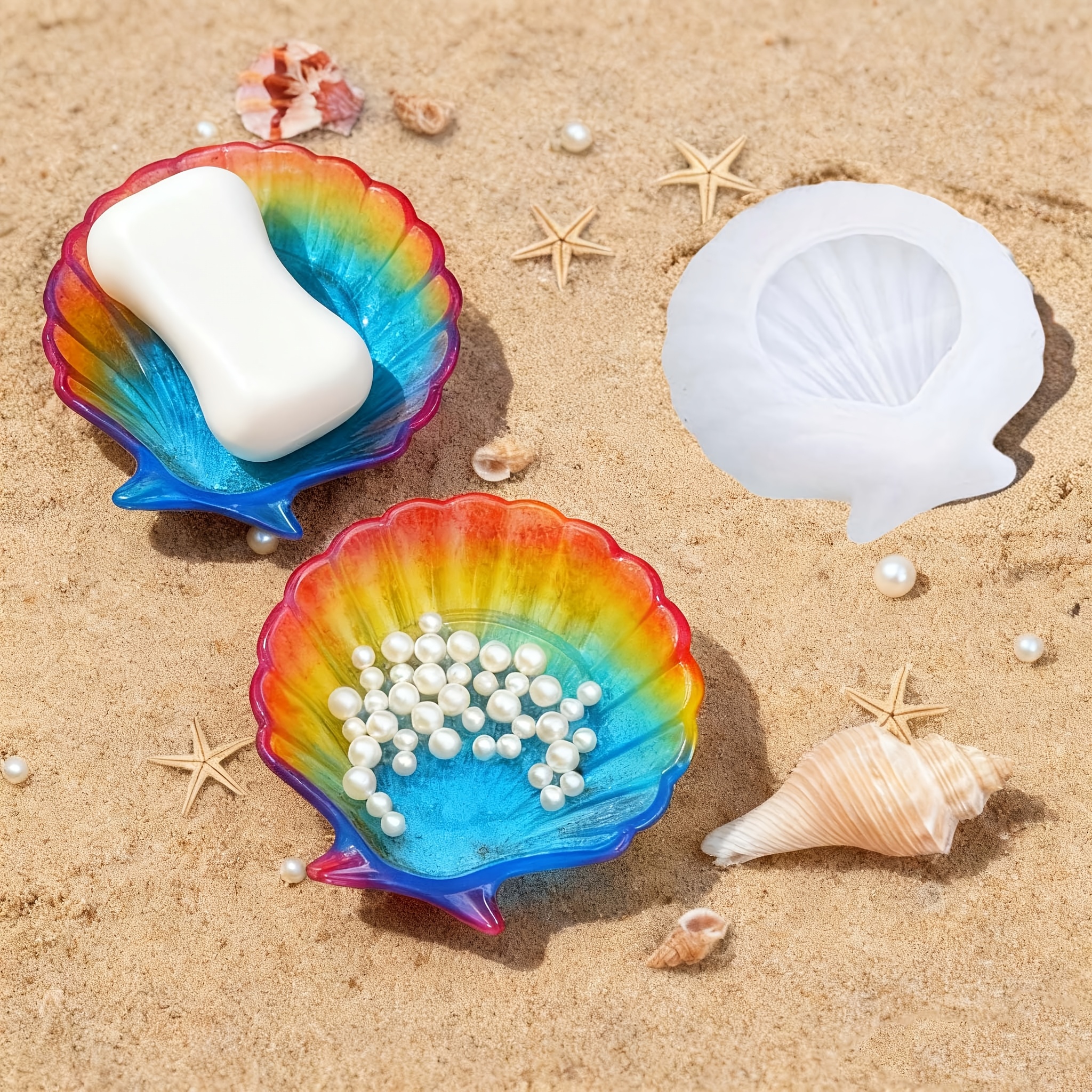 1 piece of silicone shell resi - Soap Making Kit のレビューと価格