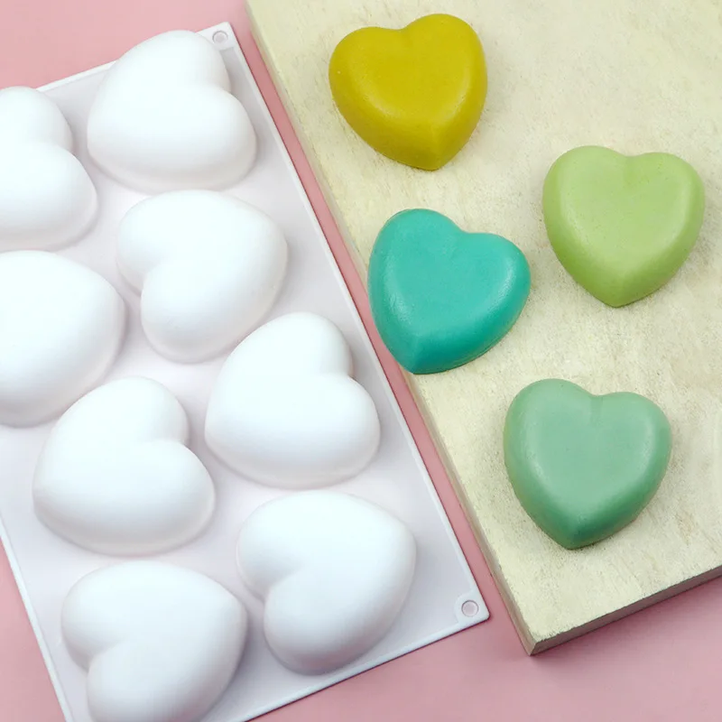 Love Heart Silicone Soap Mold  - Soap Making Accessories のレビューと価格