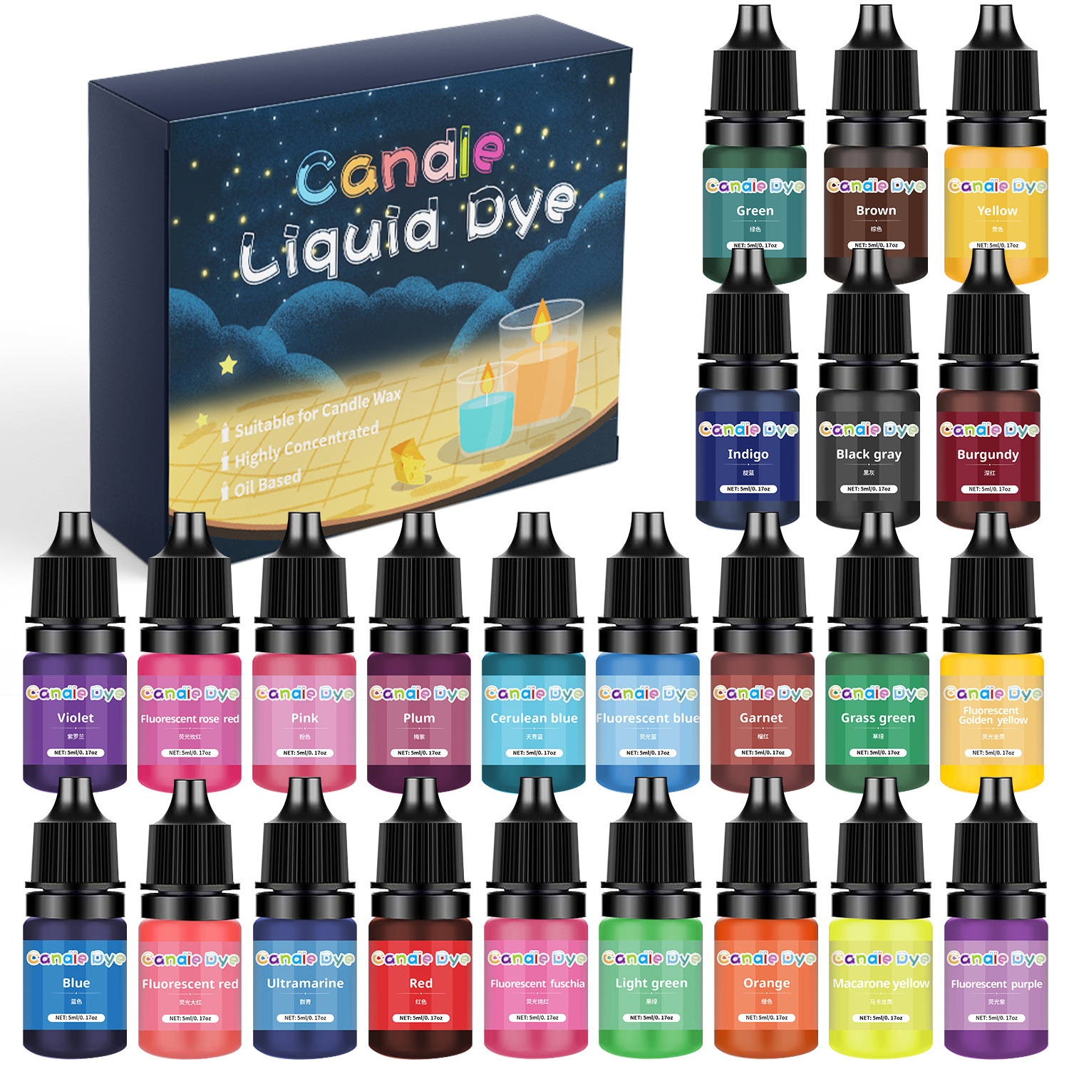 38 Color Candle Wax Pigment Co - Soap Making Dye のレビューと価格