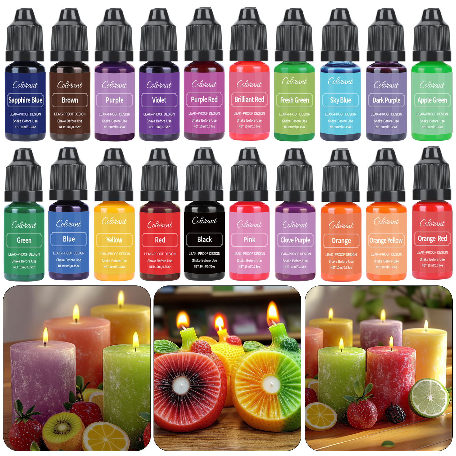 Liquid Candle Dye For Soy Wax  - Soap Making Dye のレビューと価格