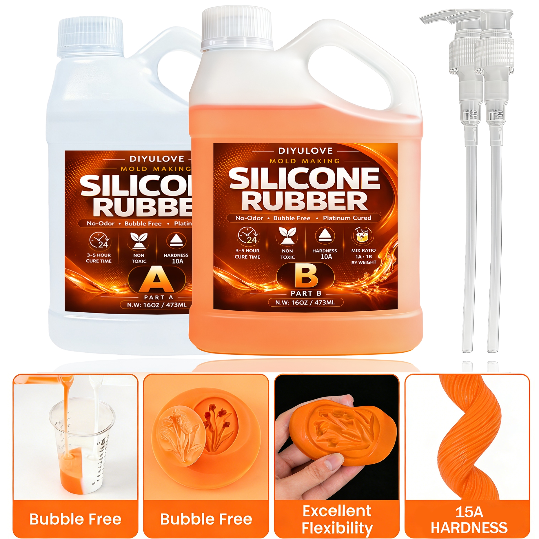 Liquid Silicone Rubber Kit,Hig - Soap Making Accessories のレビューと価格