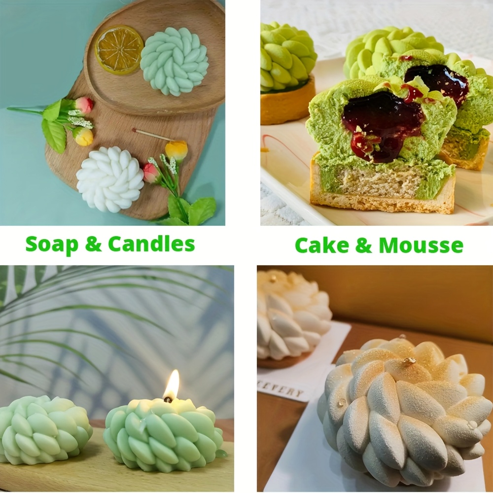 1Pc Cake Mold Santa Ana Floral - Quality Soap Making Kit のレビューと価格