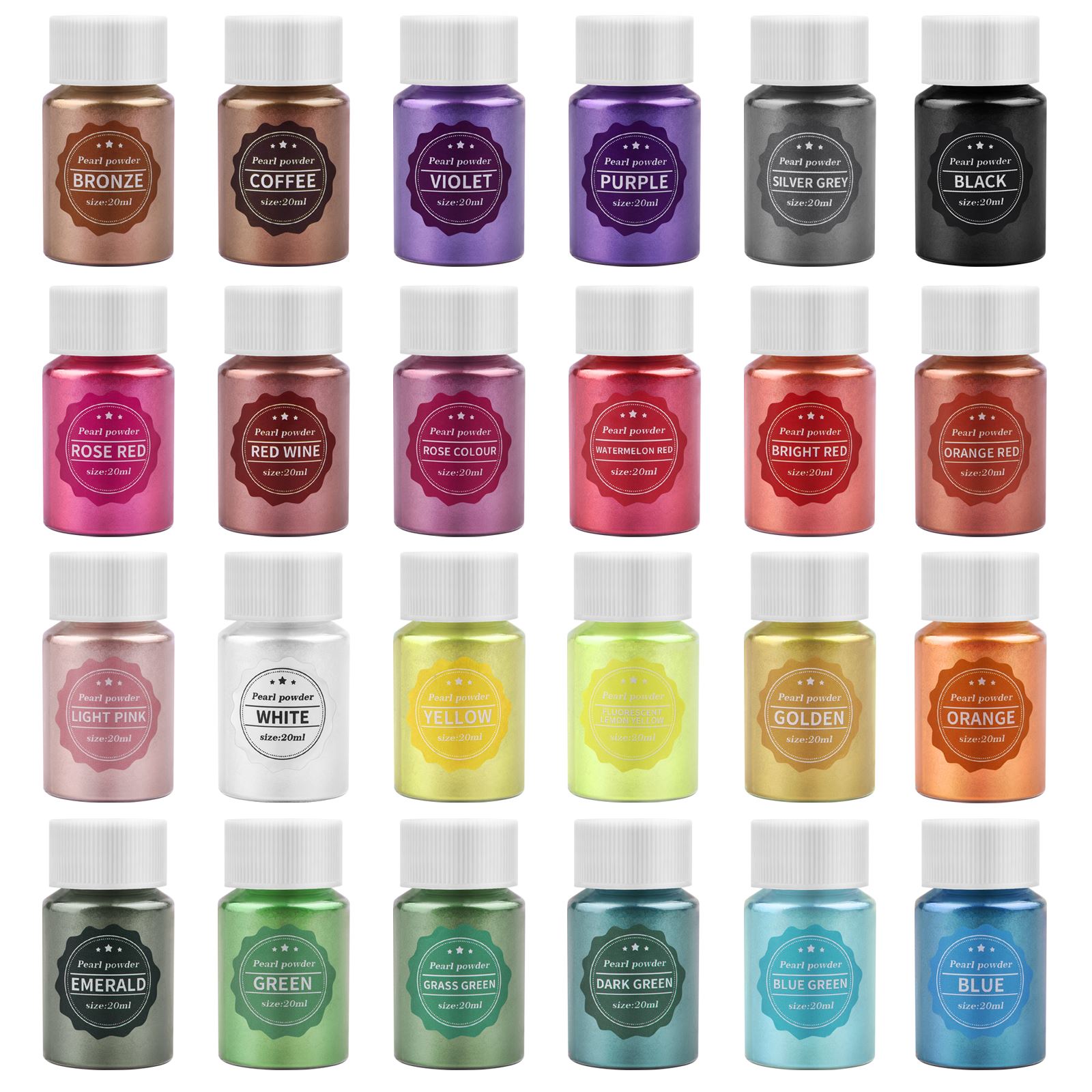24 Colors 10g Mirror Natural M - Soap Making Dye のレビューと価格