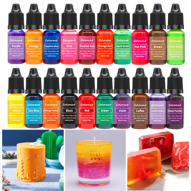 20 Colors Candle Dyes Pigment  - Soap Making Dye のレビューと価格