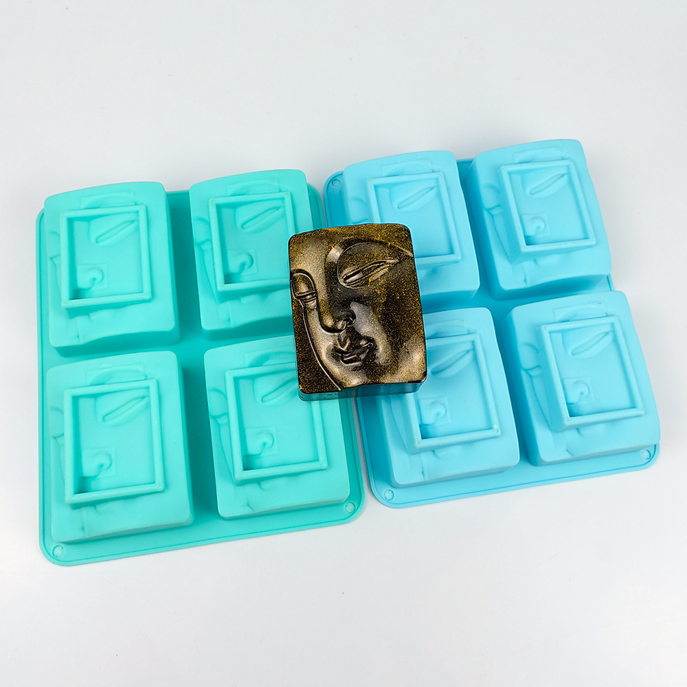 4 Holes Buddha Portrait Soap M - Soap Making Accessories のレビューと価格
